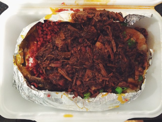 baked potato from Pappa's BBQ