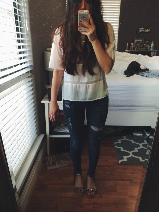 outfit of the day on Tuesday