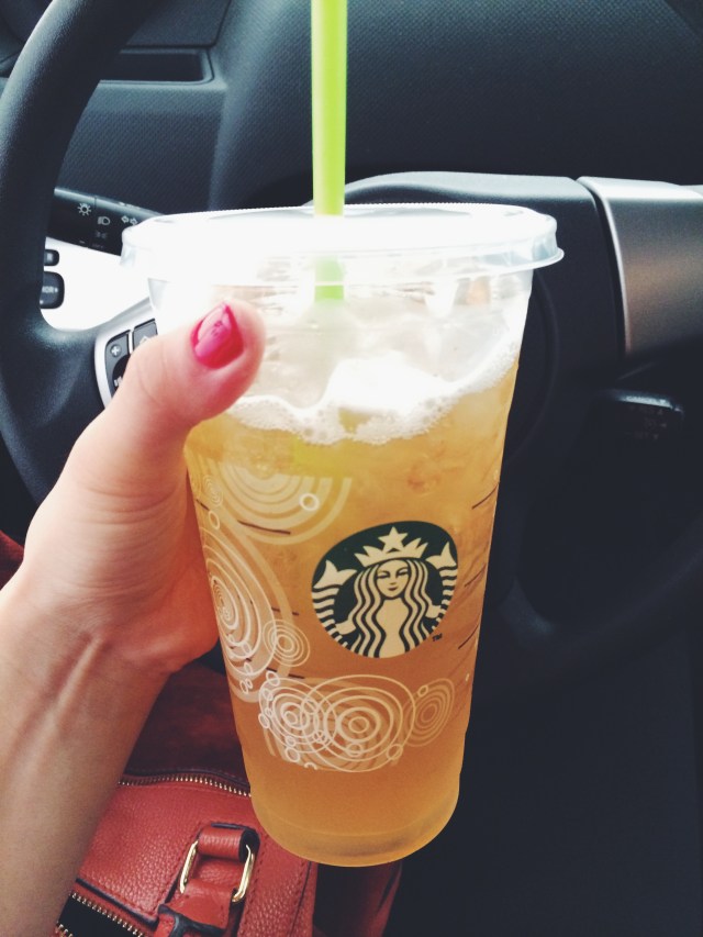 Starbucks Peach Green Tea Lemonade