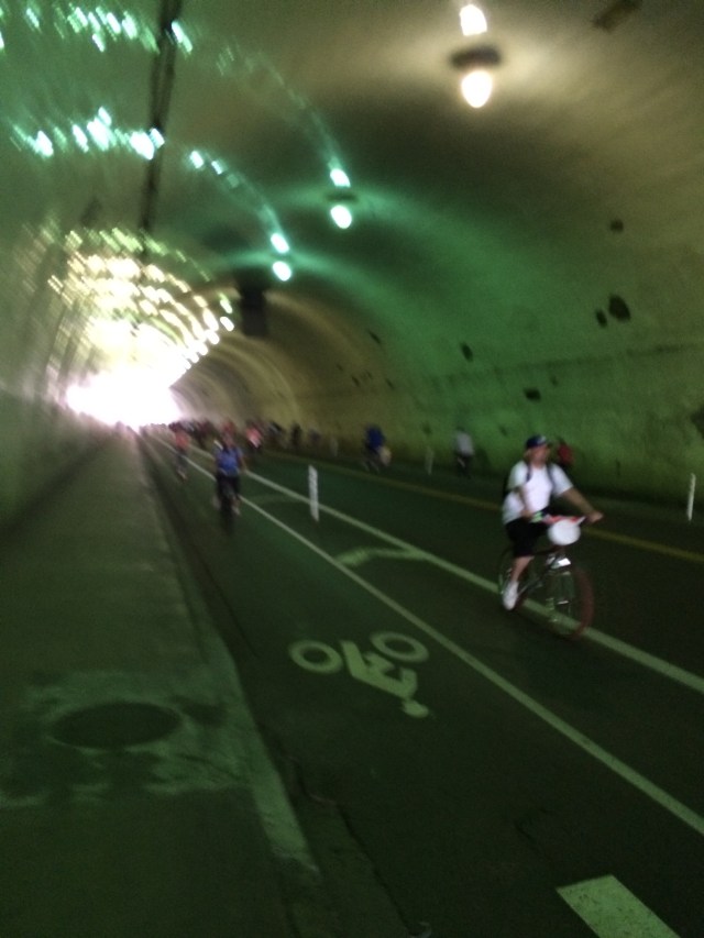 cicLAvia tunnel