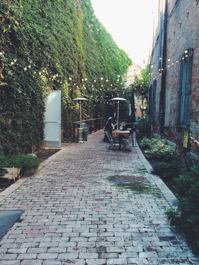 Daily Dose Cafe seating