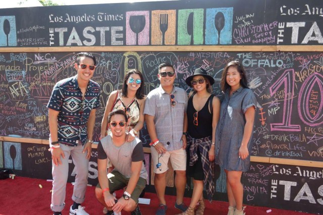Taste LA chalkboard